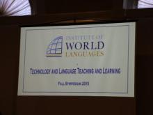2015 IWL Fall Symposium Successful!